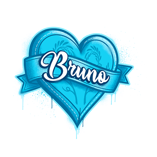 Bruno’s Blue Heart