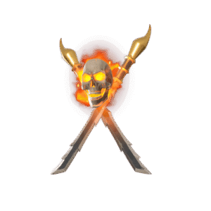 Scorpion’s Flaming Skull