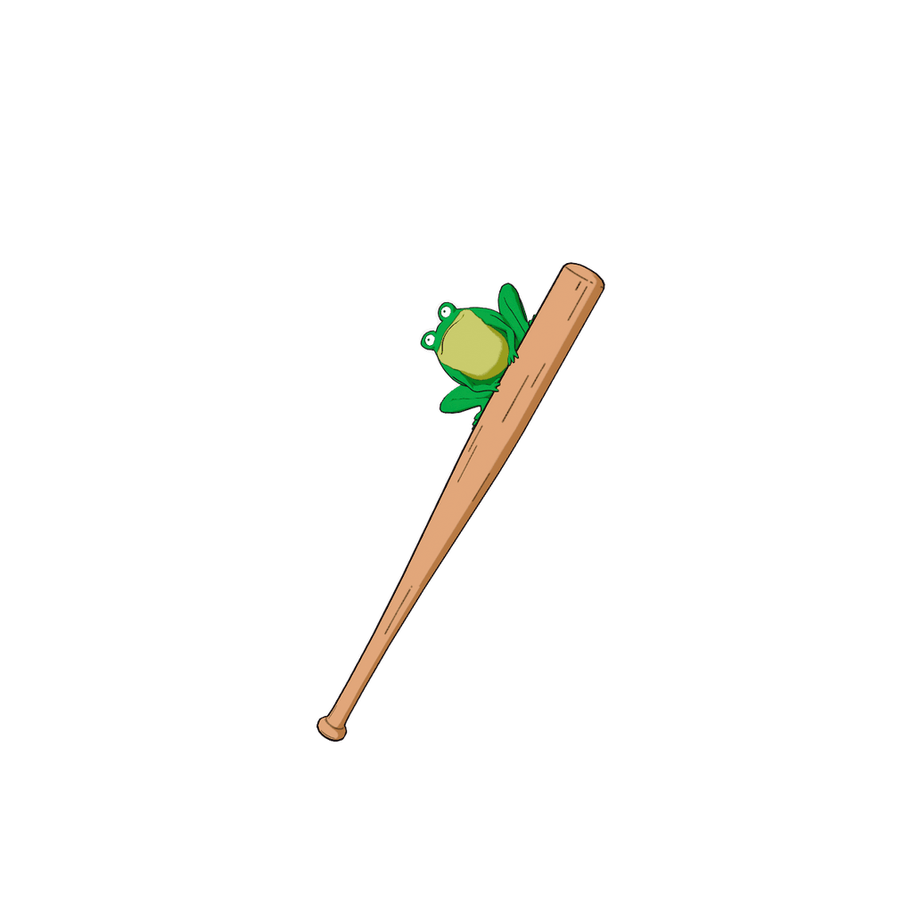 Frog Baseball Bat