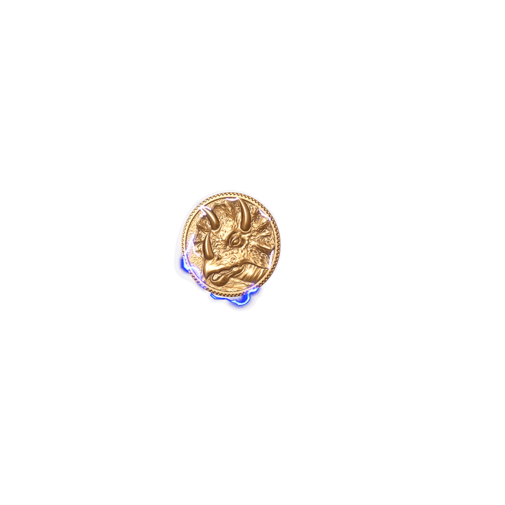 Triceratops Coin