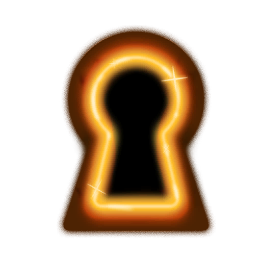 Glowing Keyhole